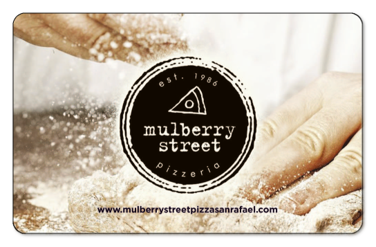 mulberry street logo on a background of hands making dough